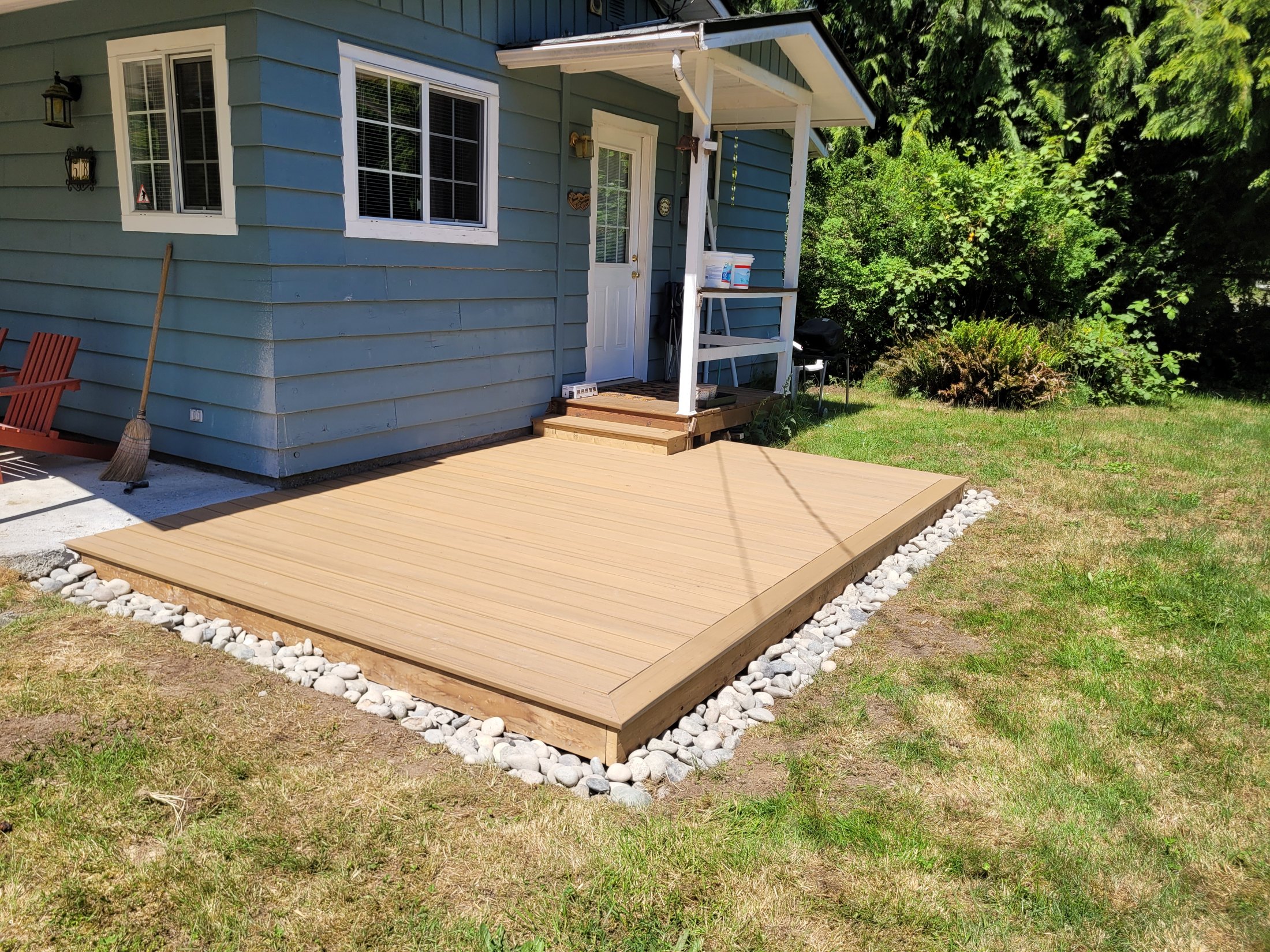 Cabin Patio-to-Deck Transformation