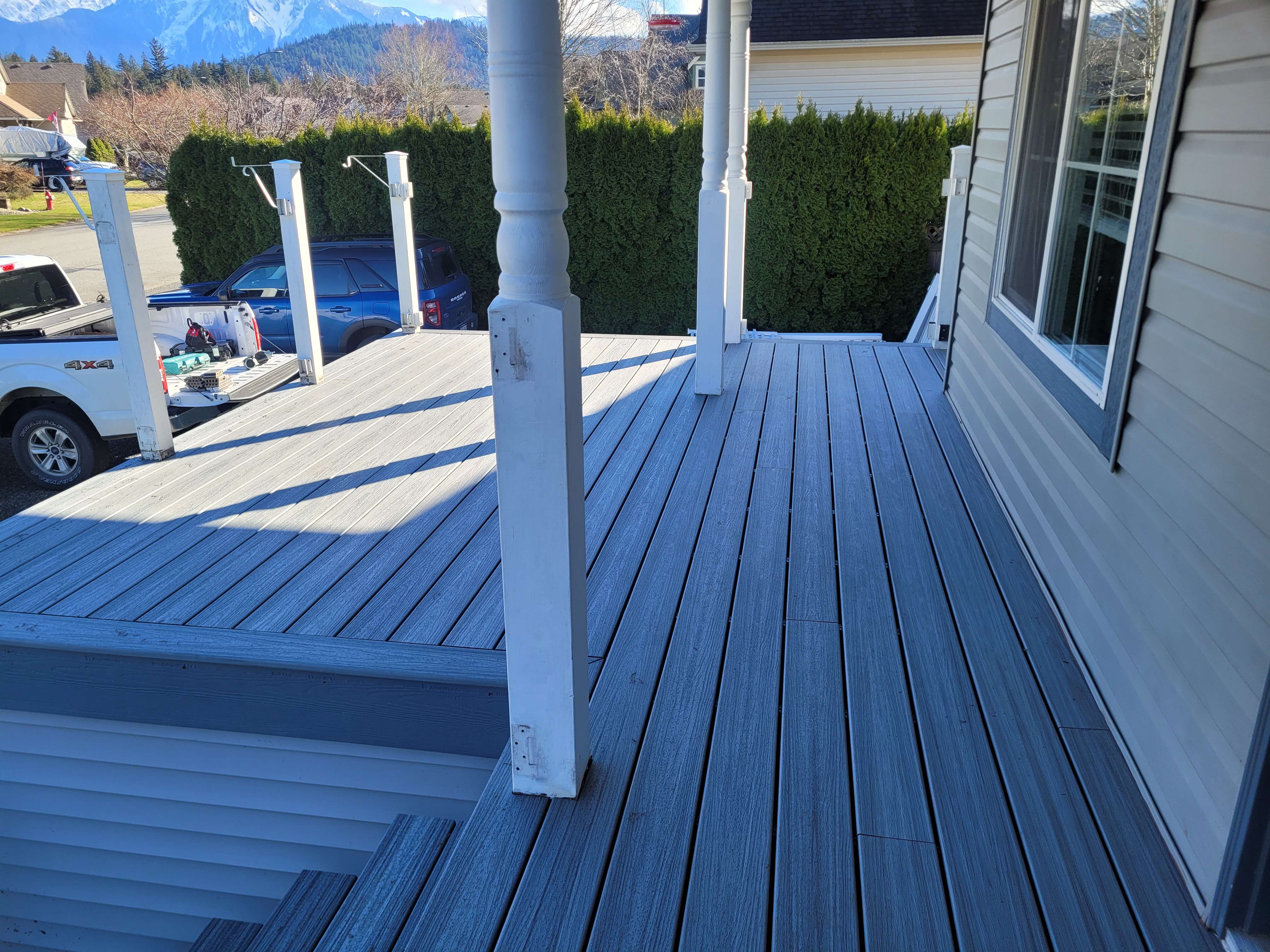 Deck Project Harrison Hot Spring