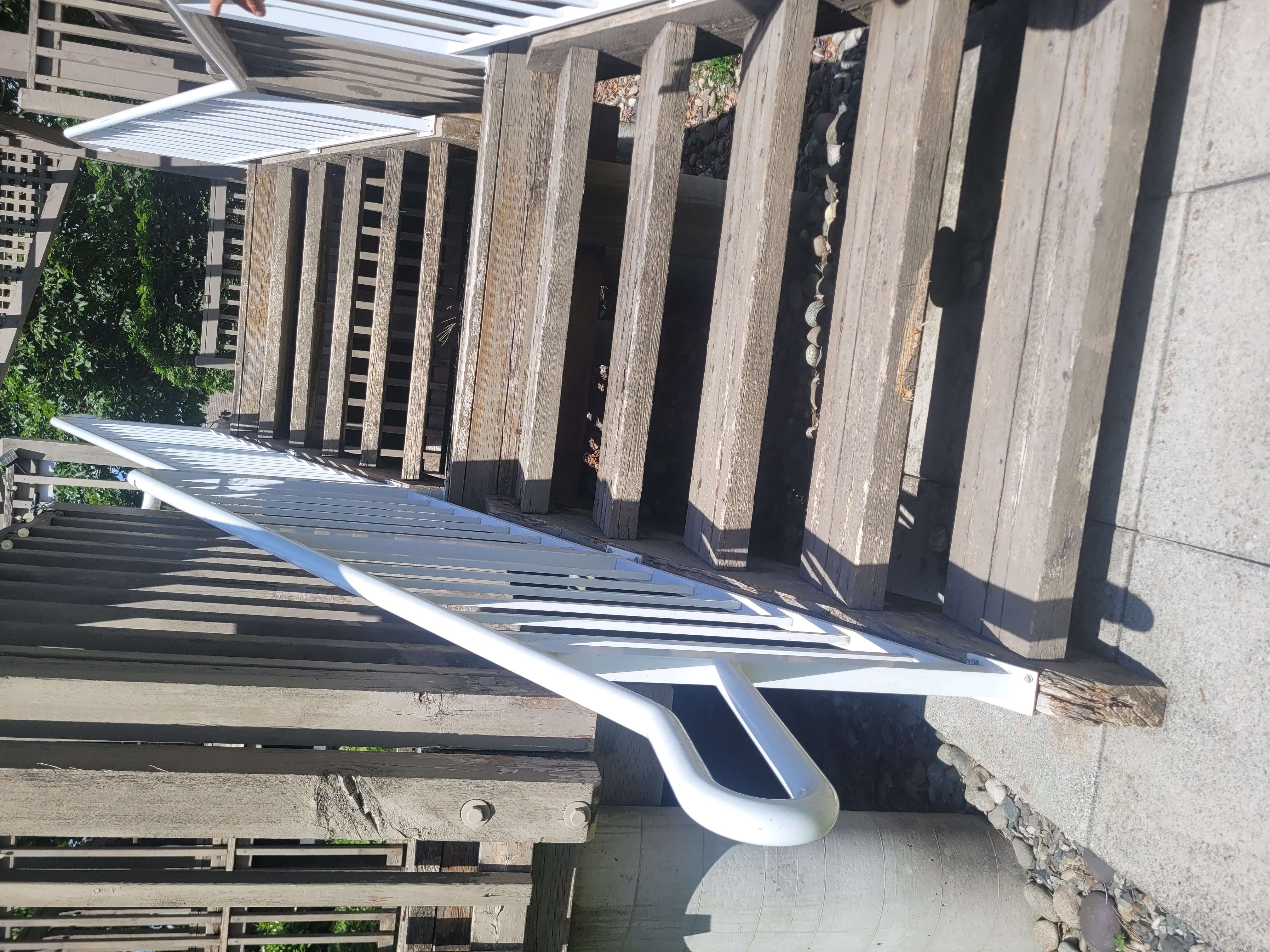 Before – Rotted lower deck section