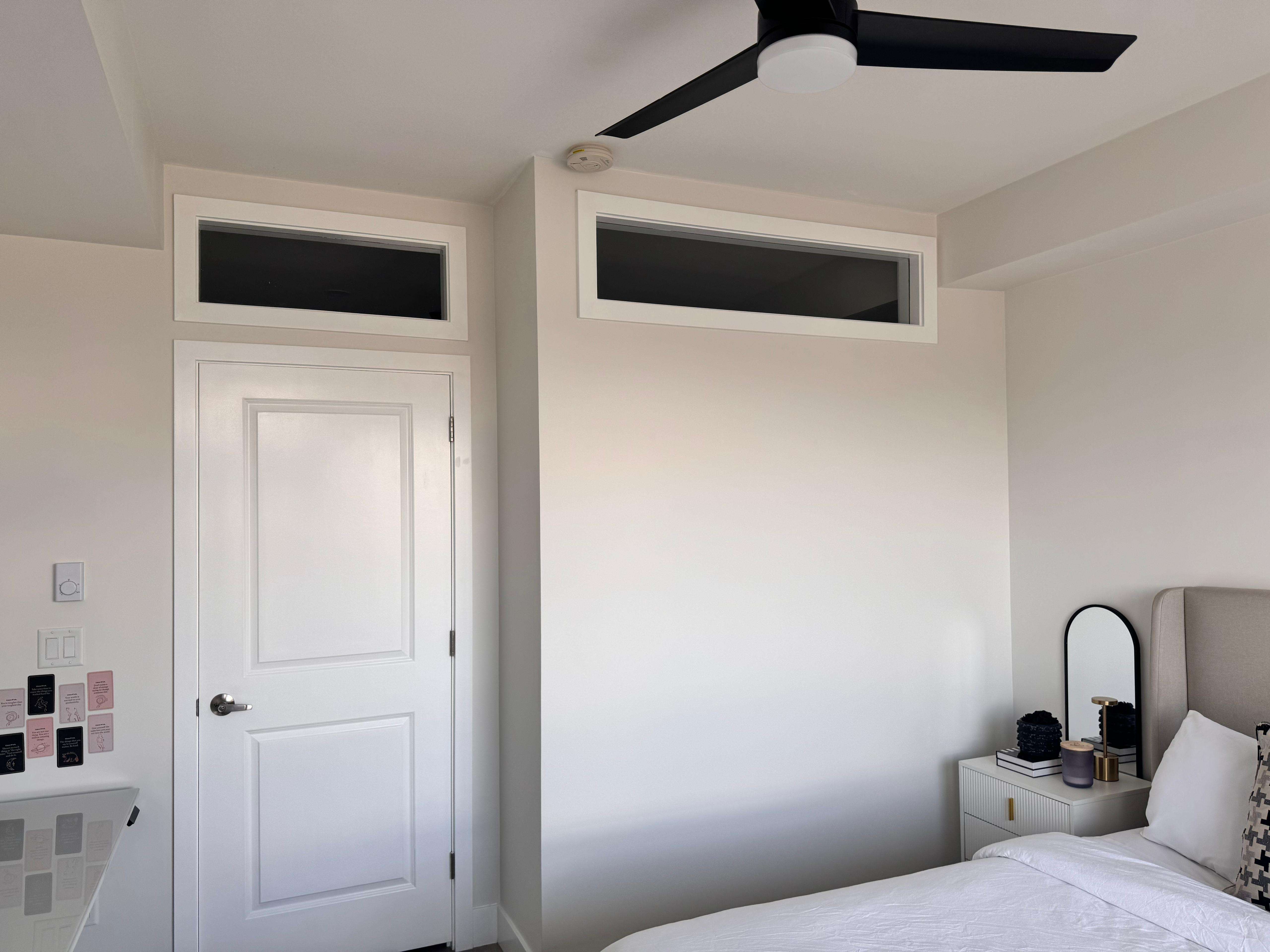 Studio room to one bed room conversion.