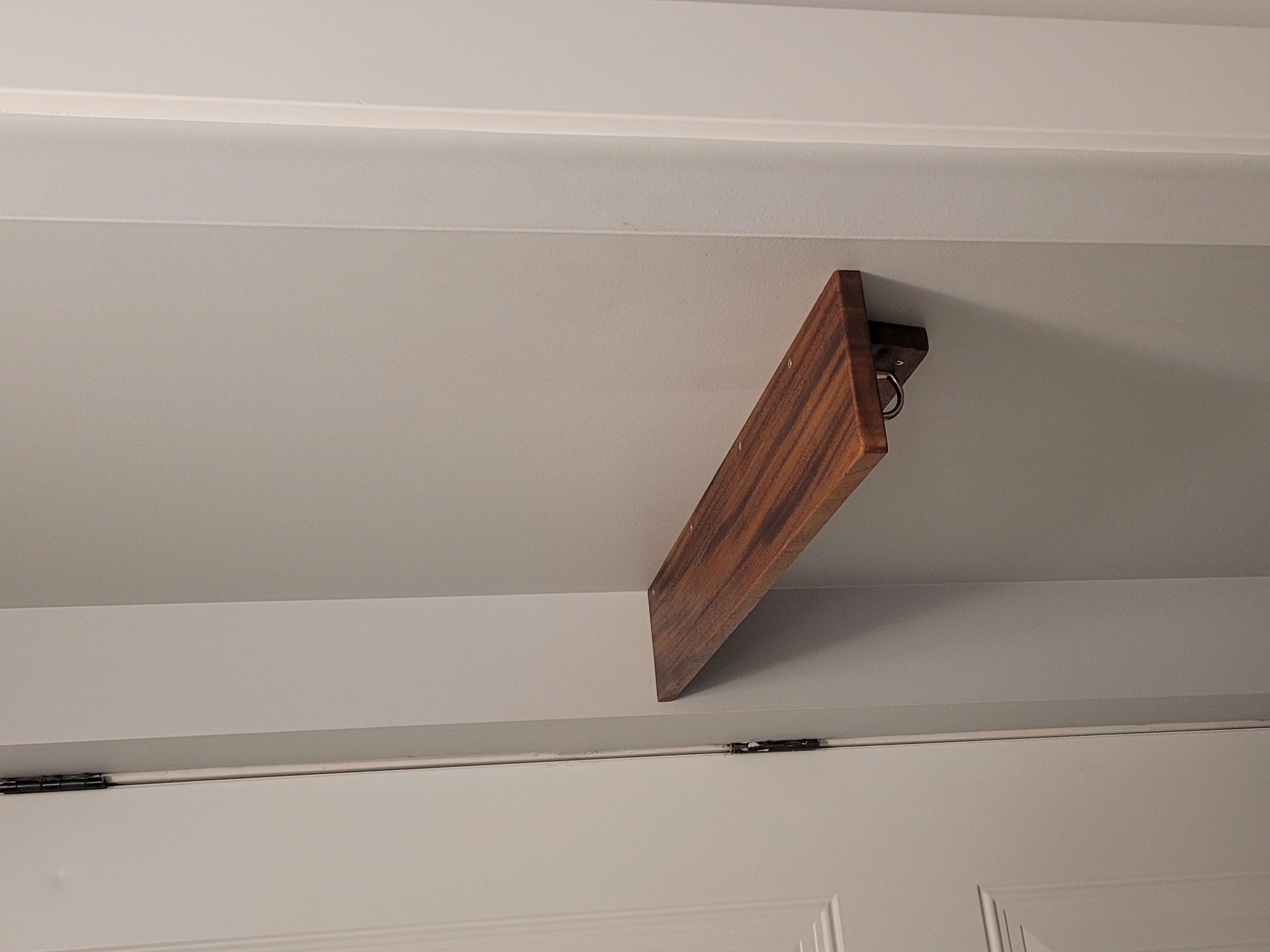 Handlrail installation, stair framing and stain 3