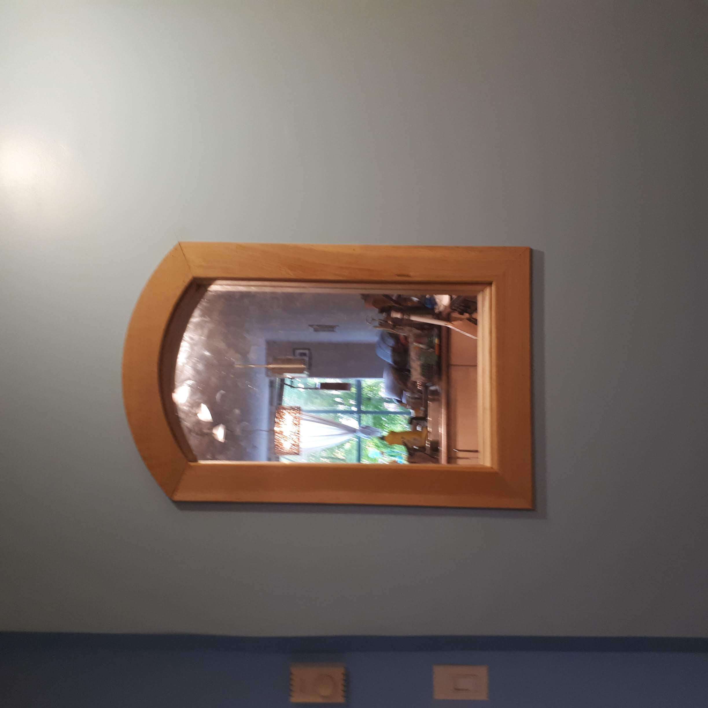 Custom carpentry project - Custom window with white oak 1