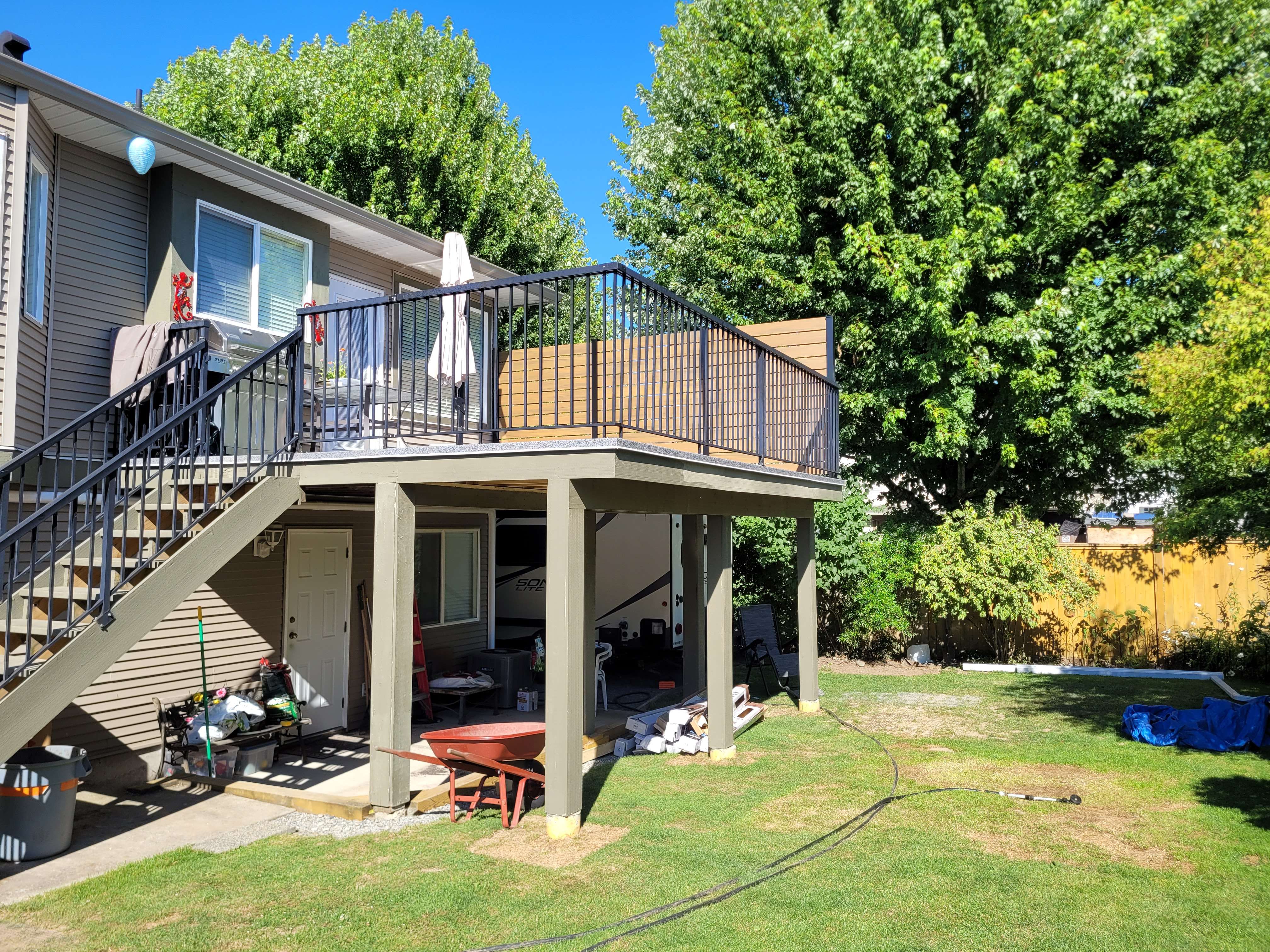 Deck Extension & Praivacy Railing
